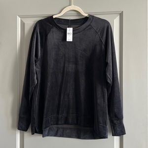 Lou & Grey for Loft Black Velvet NWT Top